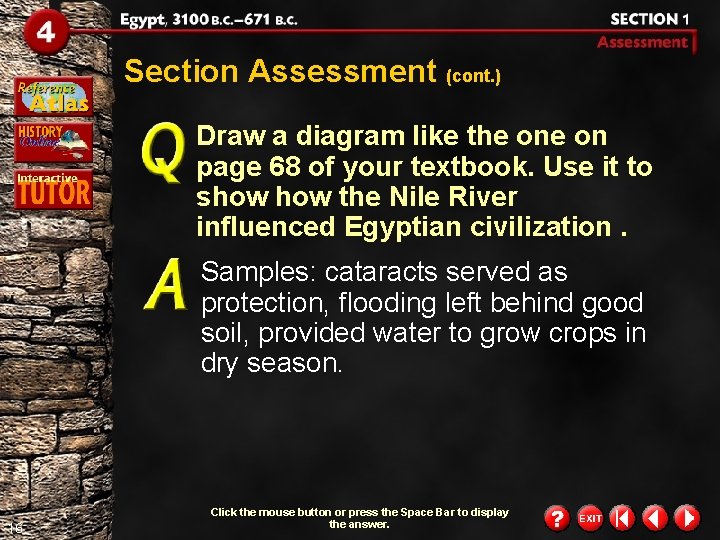 Section Assessment (cont. ) Draw a diagram like the on page 68 of your Section Assessment (cont. ) Draw a diagram like the on page 68 of your