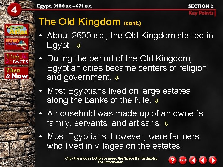 The Old Kingdom (cont. ) • About 2600 B. C. , the Old Kingdom The Old Kingdom (cont. ) • About 2600 B. C. , the Old Kingdom
