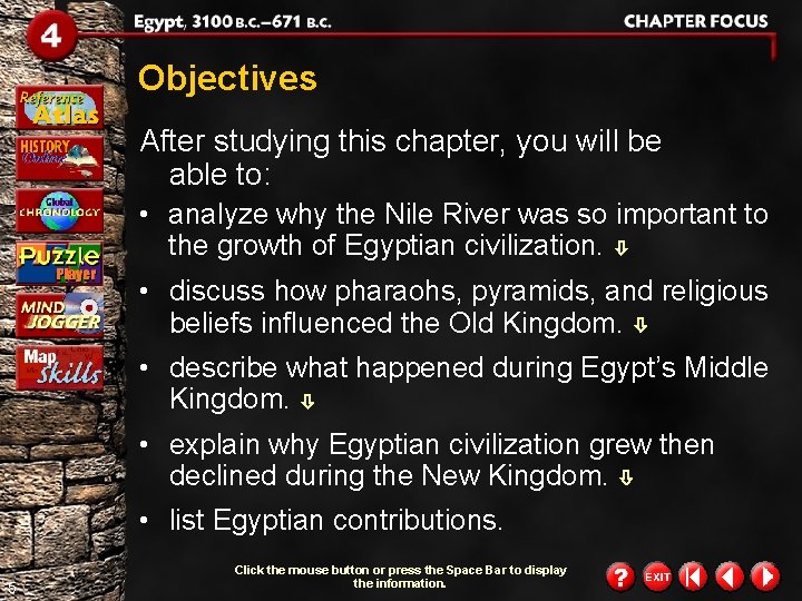 Objectives After studying this chapter, you will be able to: • analyze why the Objectives After studying this chapter, you will be able to: • analyze why the