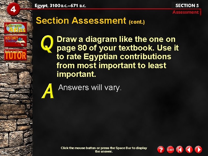 Section Assessment (cont. ) Draw a diagram like the on page 80 of your Section Assessment (cont. ) Draw a diagram like the on page 80 of your
