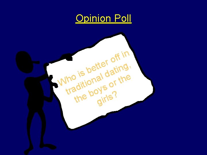 Opinion Poll n i f f o r , e t t g e