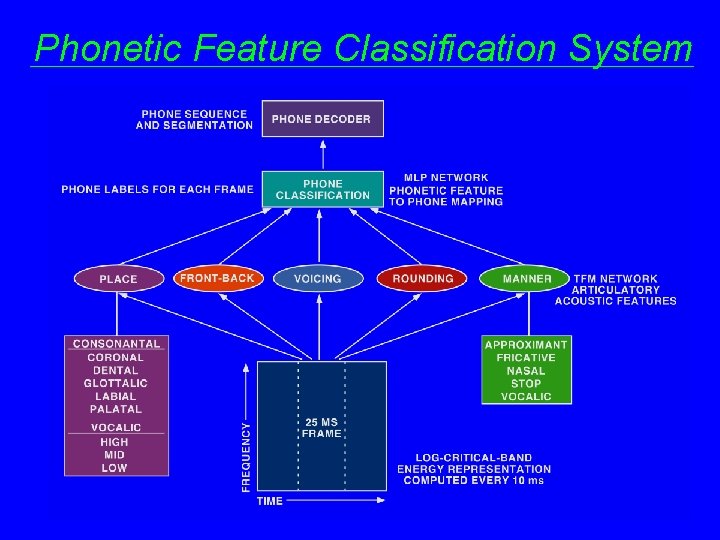 Phonetic Feature Classification System 