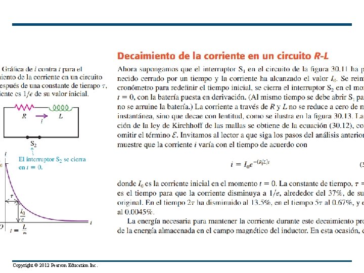 Copyright © 2012 Pearson Education Inc. 