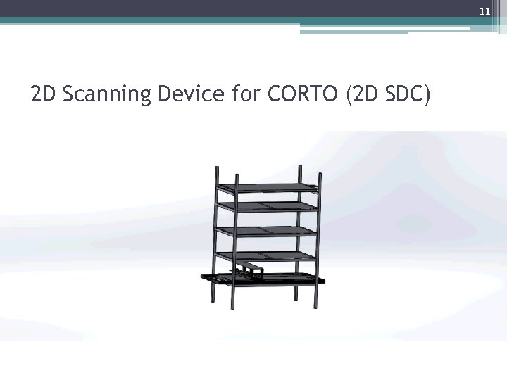 11 2 D Scanning Device for CORTO (2 D SDC) 