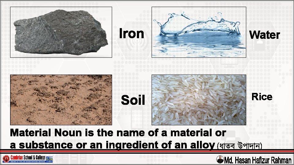 Iron Water Soil Rice 