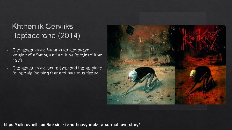 Khthoniik Cerviiks – Heptaedrone (2014) • The album cover features an alternative version of Khthoniik Cerviiks – Heptaedrone (2014) • The album cover features an alternative version of
