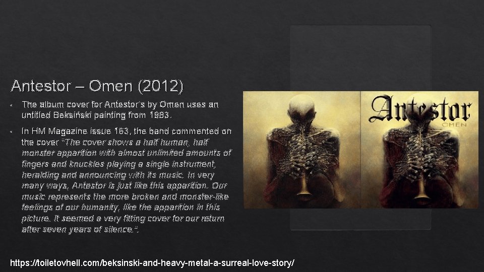 Antestor – Omen (2012) • The album cover for Antestor’s by Omen uses an Antestor – Omen (2012) • The album cover for Antestor’s by Omen uses an