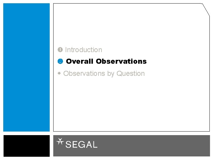  Introduction Overall Observations by Question 