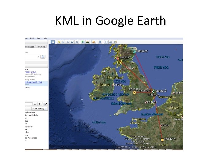 KML in Google Earth 
