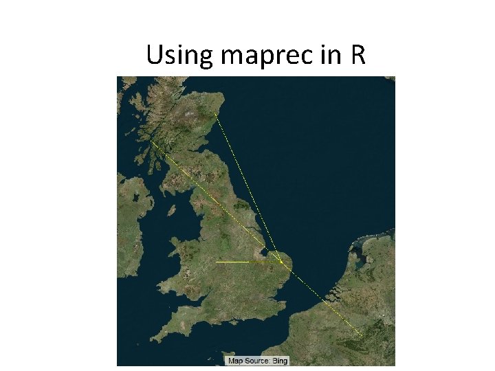Using maprec in R 