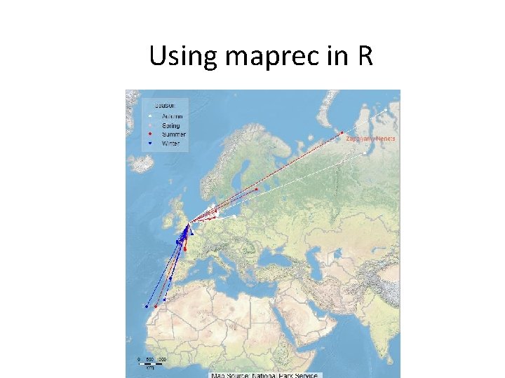 Using maprec in R 