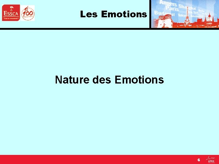 Les Emotions Nature des Emotions 6 