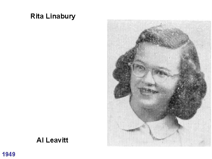 Rita Linabury Al Leavitt 1949 