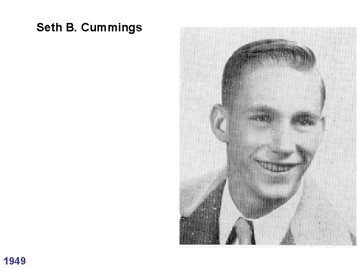 Seth B. Cummings 1949 