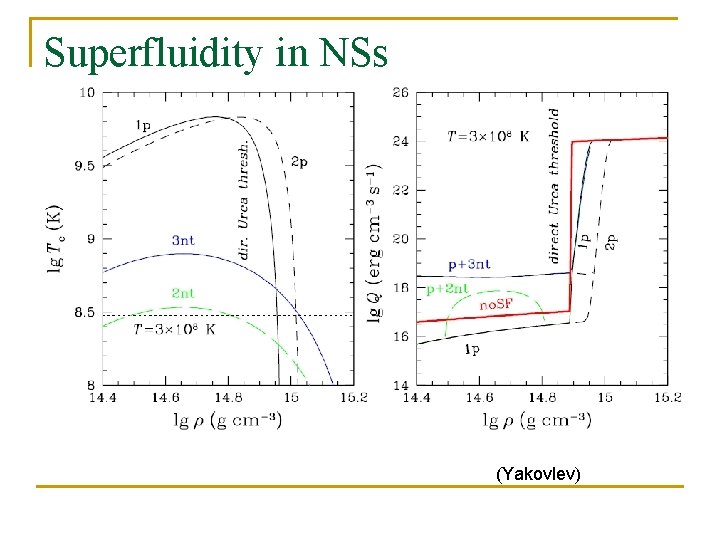 Superfluidity in NSs (Yakovlev) 
