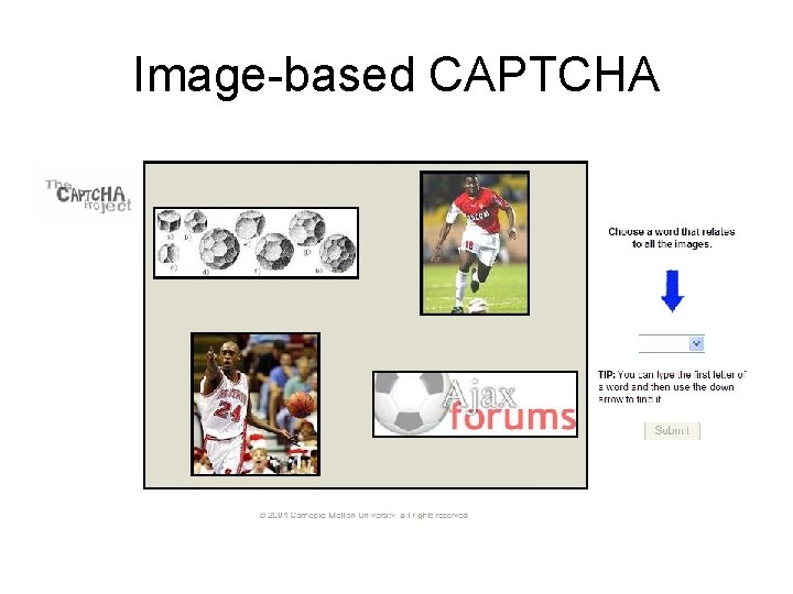 Image-based CAPTCHA 