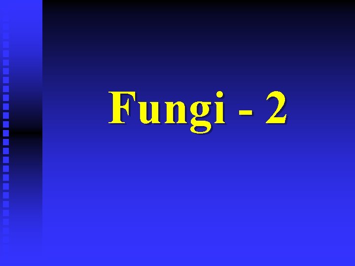 Fungi - 2 