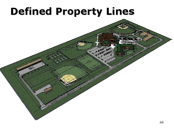 Defined Property Lines 44 