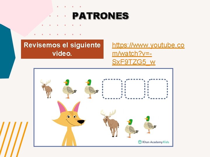 PATRONES Revisemos el siguiente video. https: //www. youtube. co m/watch? v=Sx. F 9 TZG