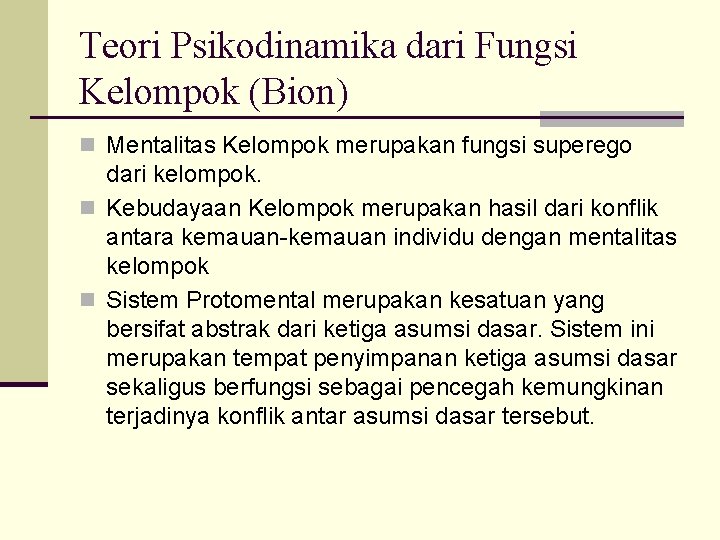 Ragam Teori Psikologi Sosial Dalam Orientasi Psikoanalisa Akhmad