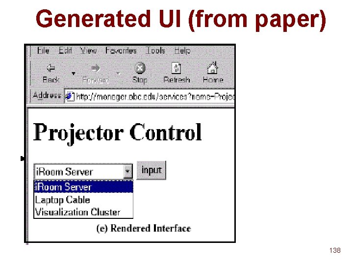 Generated UI (from paper) 138 Generated UI (from paper) 138