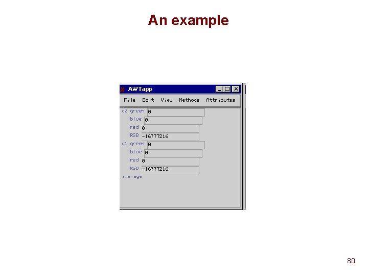 An example 80 An example 80