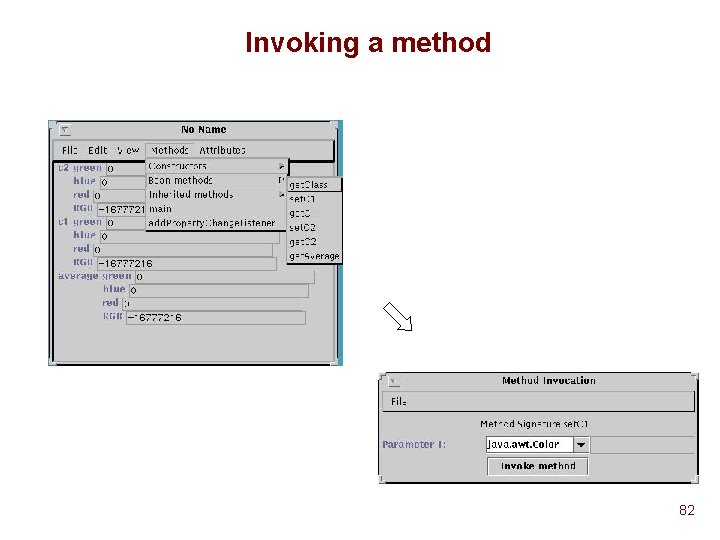 Invoking a method 82 Invoking a method 82
