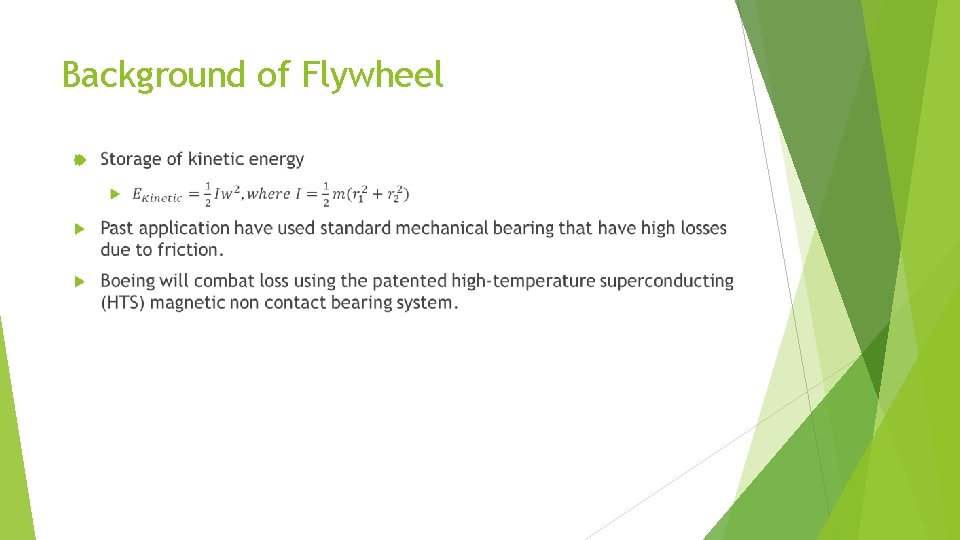 Background of Flywheel 