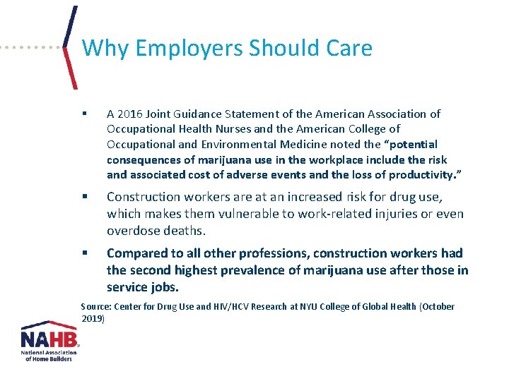 Why Employers Should Care § A 2016 Joint Guidance Statement of the American Association