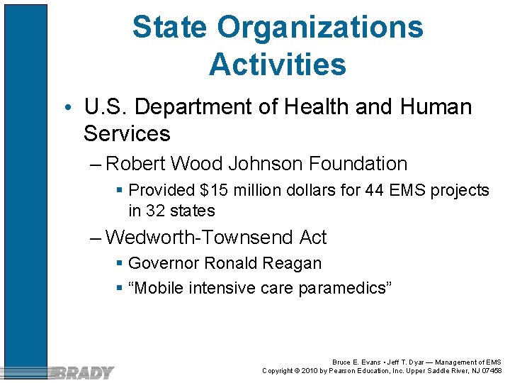 State Organizations Activities • U. S. Department of Health and Human Services – Robert State Organizations Activities • U. S. Department of Health and Human Services – Robert