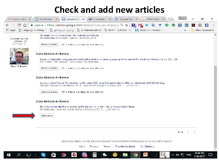 Check and add new articles 