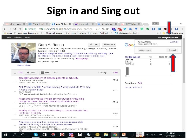 Sign in and Sing out 