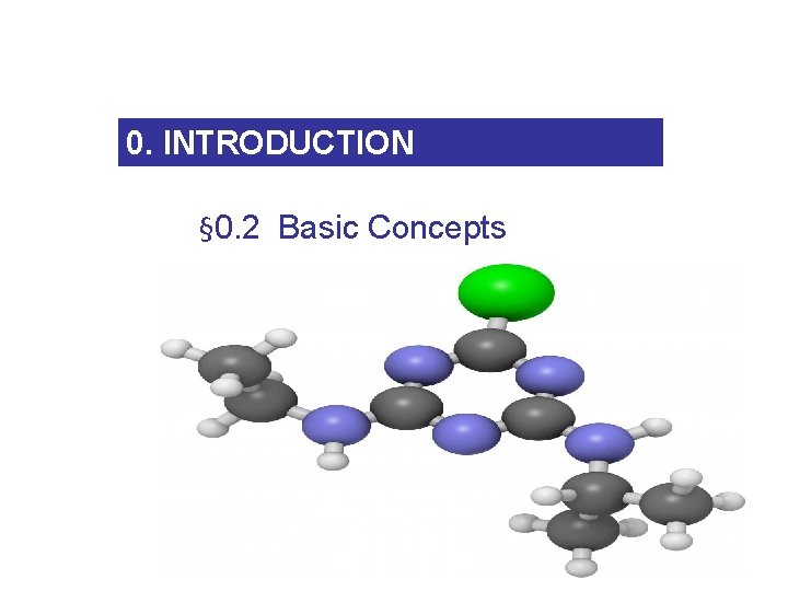 0. INTRODUCTION § 0. 2 Basic Concepts 