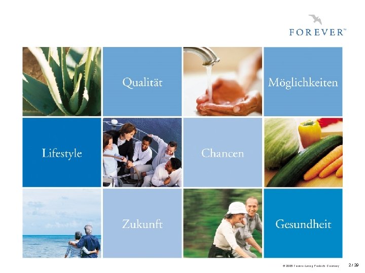 © 2005 Forever Living Products Germany 2 / 29 