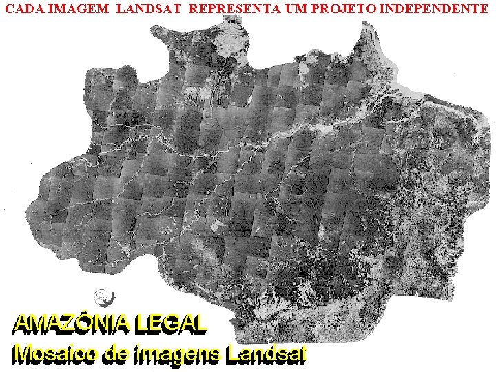 CADA IMAGEM LANDSAT REPRESENTA UM PROJETO INDEPENDENTE 