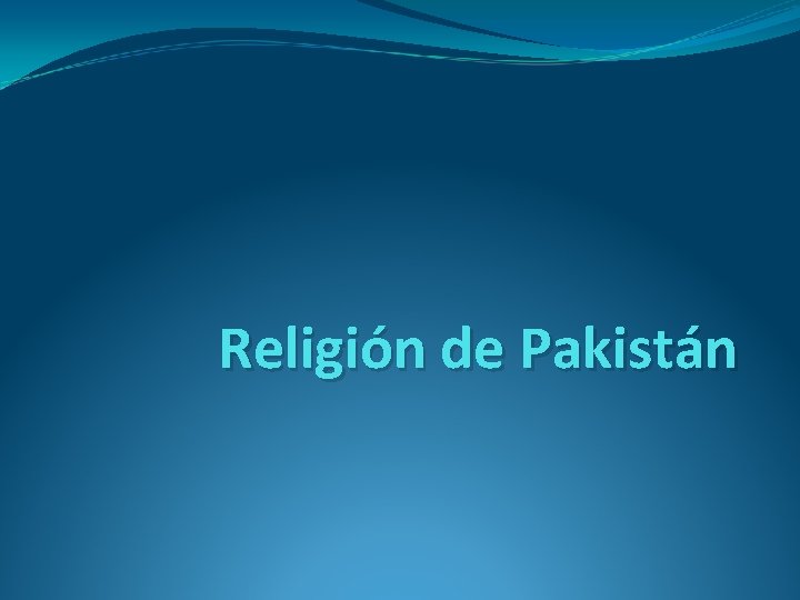 Religión de Pakistán 
