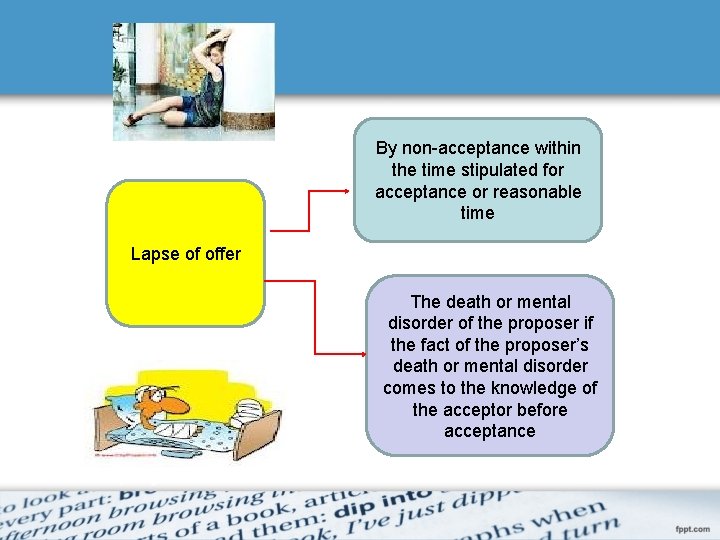 By non-acceptance within the time stipulated for acceptance or reasonable time Lapse of offer