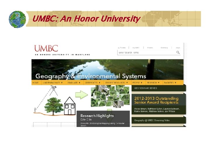 UMBC: An Honor University 