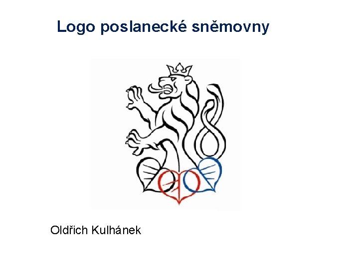 Logo poslanecké sněmovny Oldřich Kulhánek 