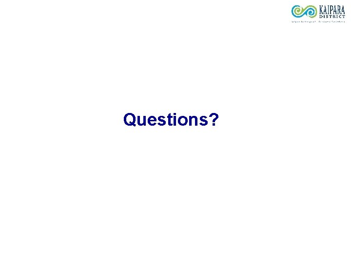 Questions? 