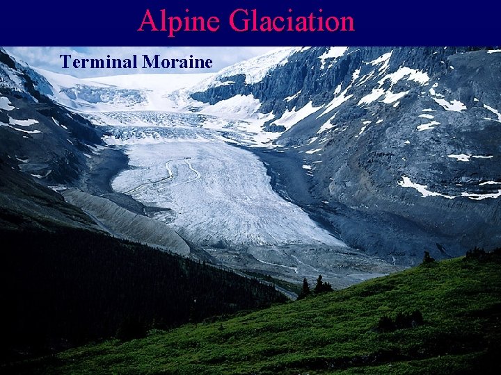 Alpine Glaciation Terminal Moraine 