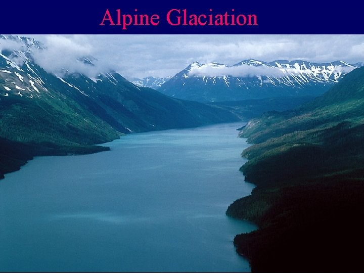 Alpine Glaciation 