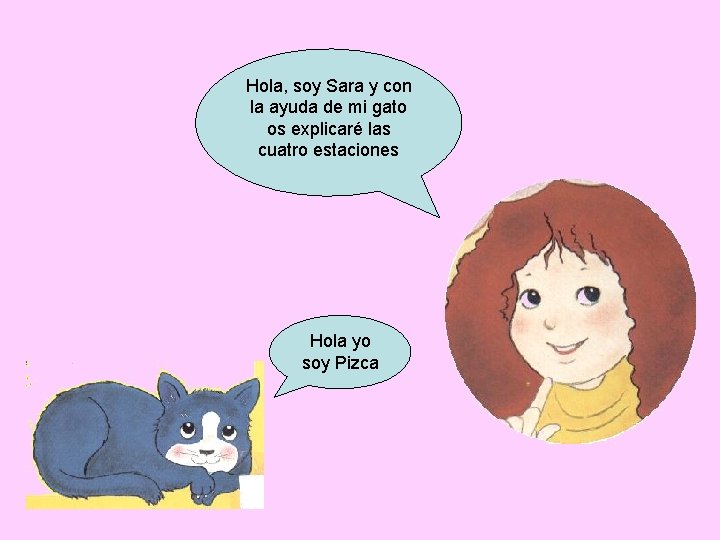 Hola, soy Sara y con la ayuda de mi gato os explicaré las cuatro