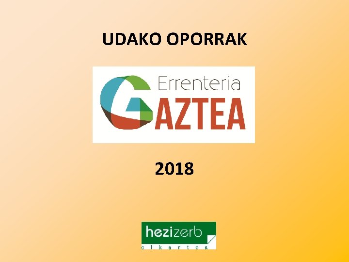 UDAKO OPORRAK 2018 