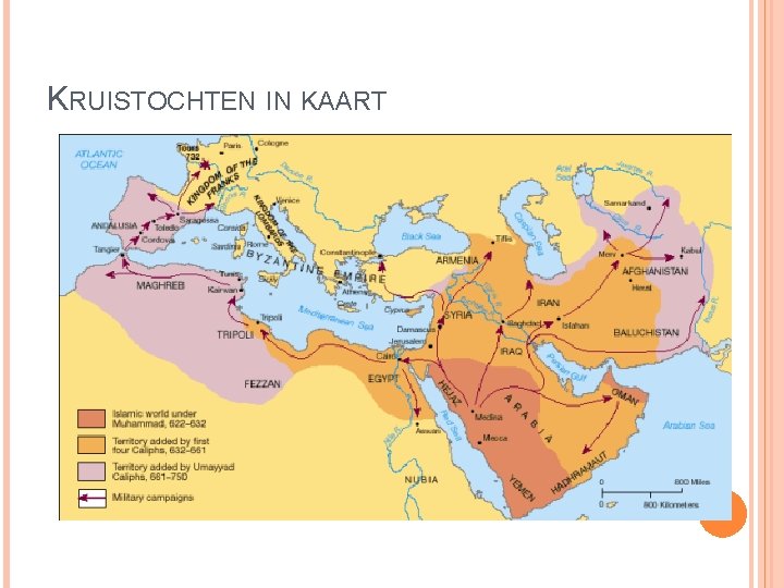 KRUISTOCHTEN IN KAART 