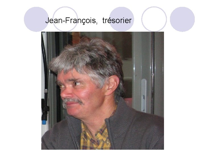  Jean-François, trésorier 