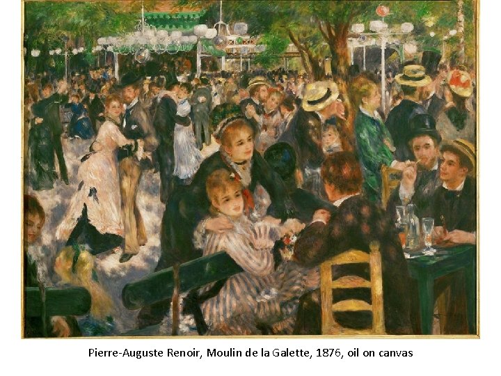 Pierre-Auguste Renoir, Moulin de la Galette, 1876, oil on canvas 