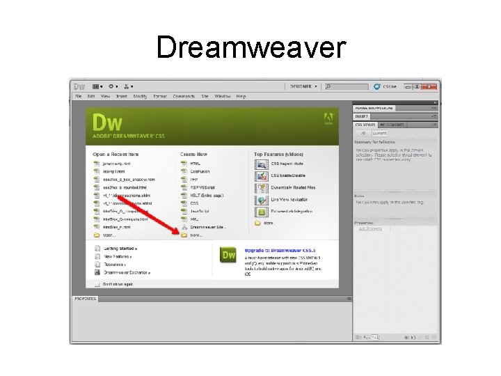 Dreamweaver 