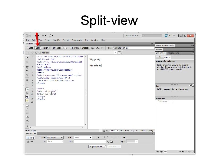 Split-view 