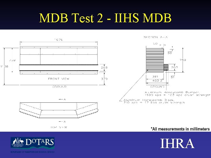 MDB Test 2 - IIHS MDB IHRA 